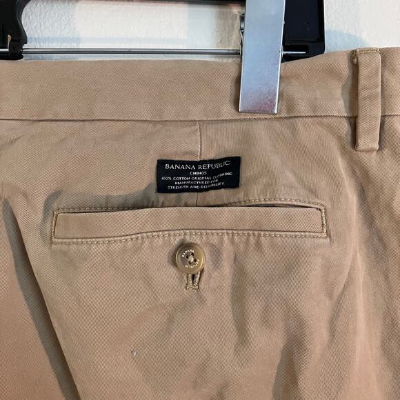 Banana Republic Tan Emerson Chino Khaki Pants - Picture 2 of 4